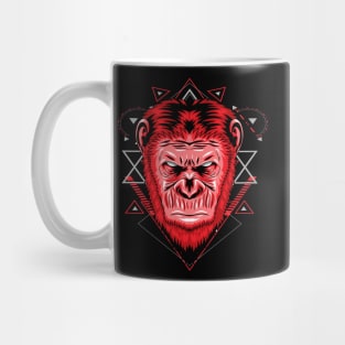 ape head face Mug